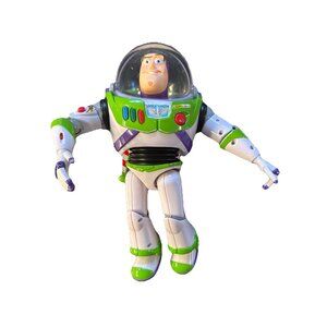 Disney Thinkway Toy Story 12” Buzz Lightyear Talking Action Figure Works FRENCH